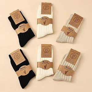 Шкарпетки Jeasona вовняні 5/6 пар Кольорові synthetic.ua - Фото 1