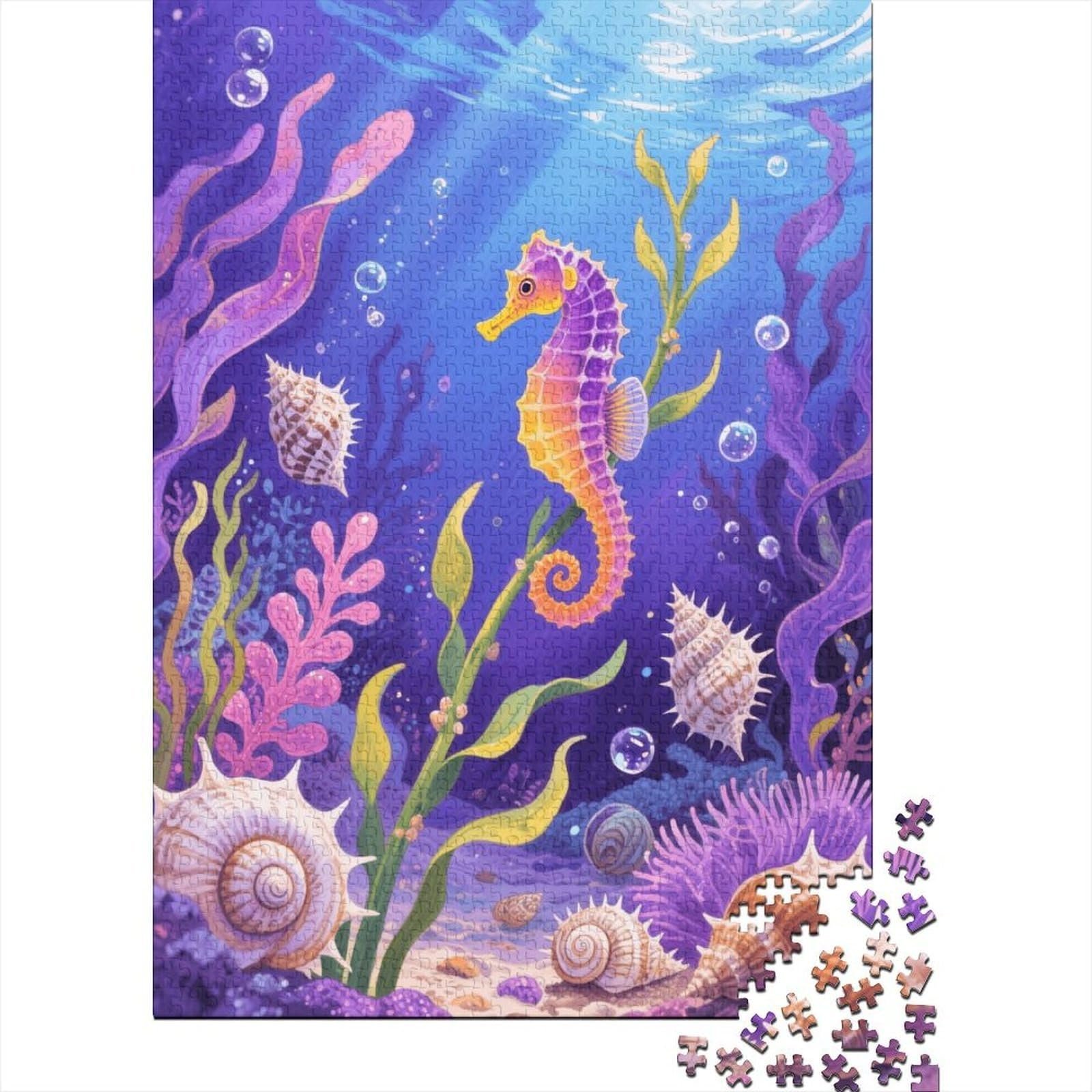 Пазл SeaPferd Seahorse Seabed 1000 деталей 70 x 50 см, фото №2 Пазл SeaPferd Seahorse Seabed 1000 деталей 70 x 50 см, фото №2