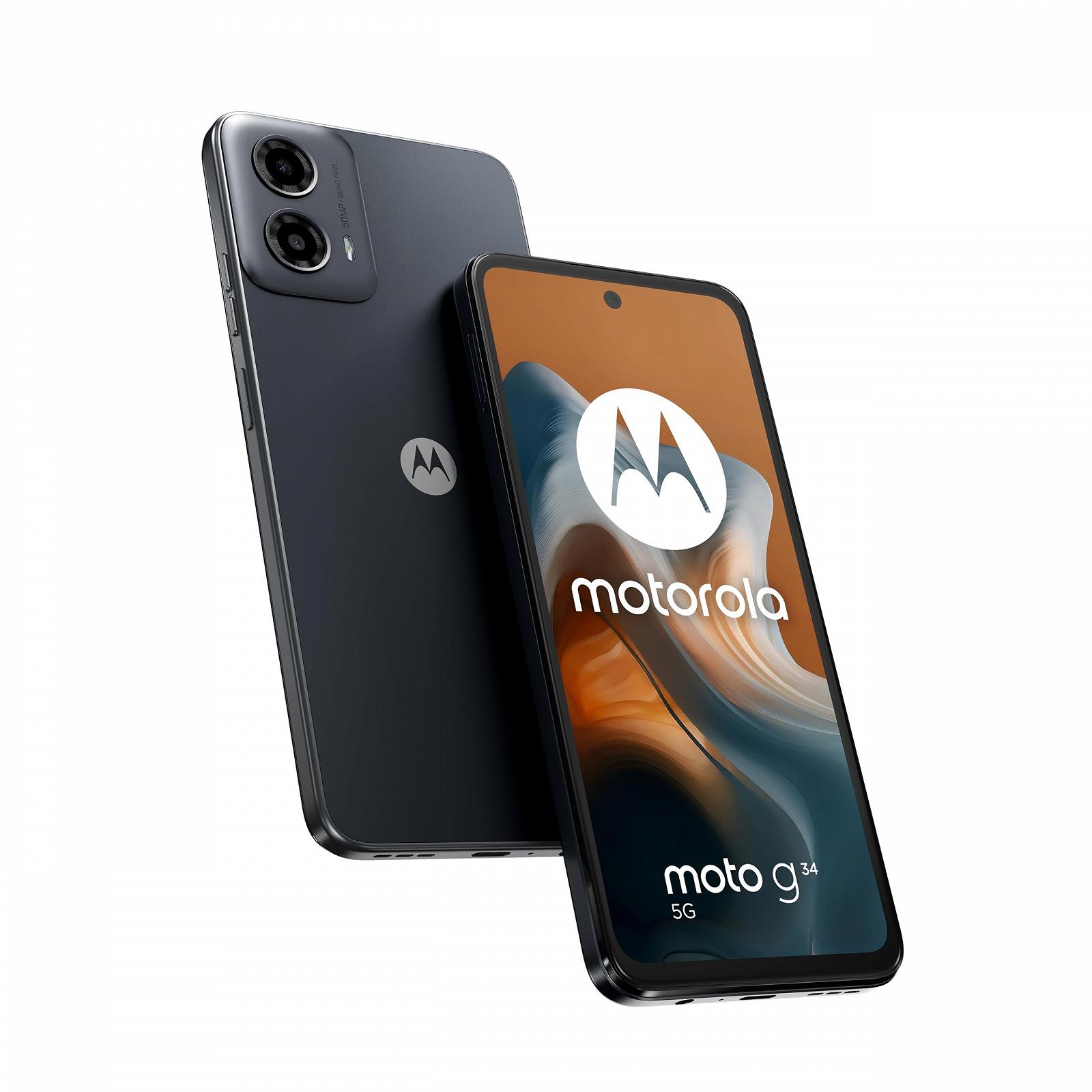 Смартфон Motorola Moto G34 5G XT2363-2 8GB 128GB Dual SIM Charcoal Black, фото №7