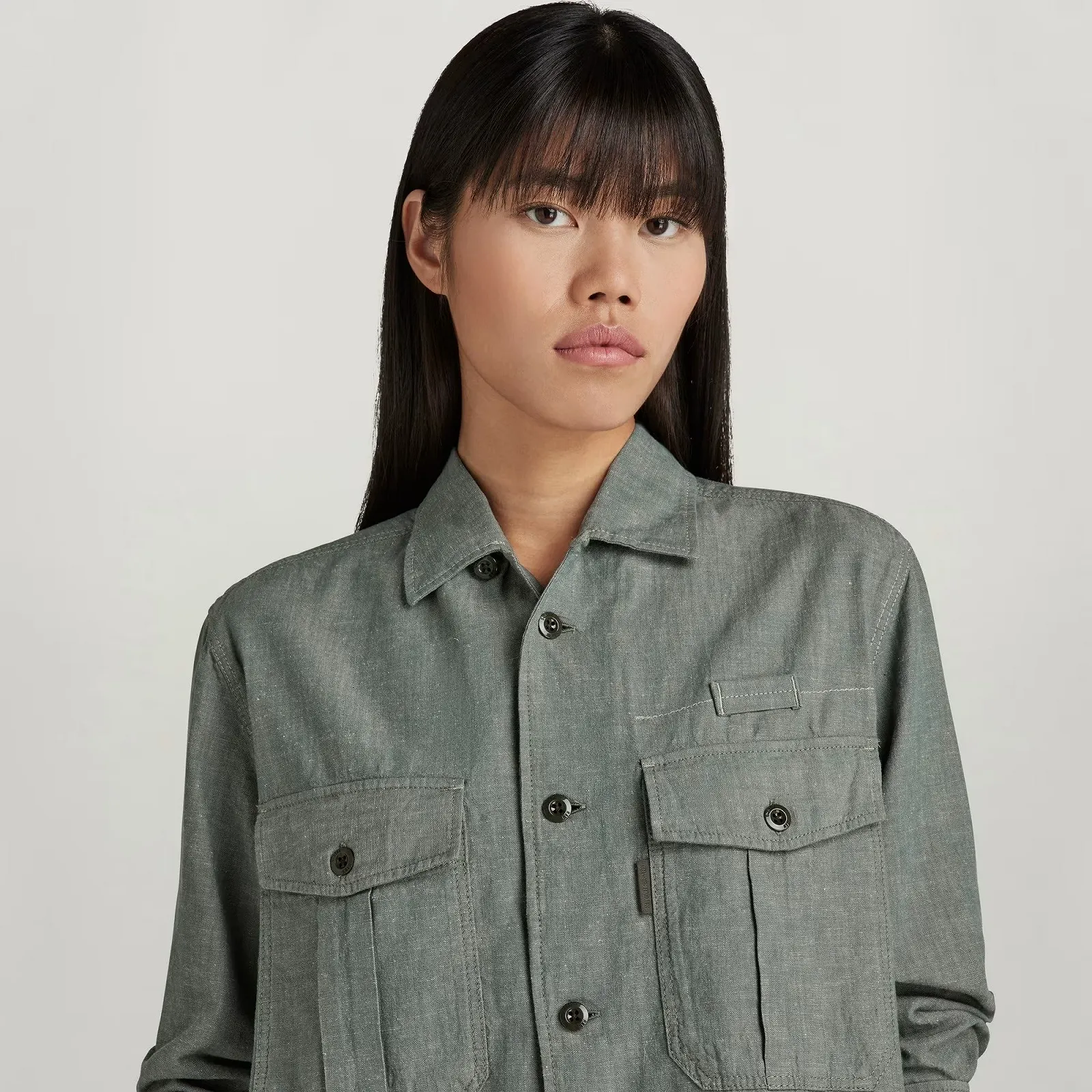 Женская рубашка G-Star RAW Officer Boyfriend Shirt - L, фото №5