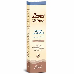 Флюїд для обличчя Luvos Natural Cosmetics Tinted Bronze тонуючий 50 мл - Фото 1