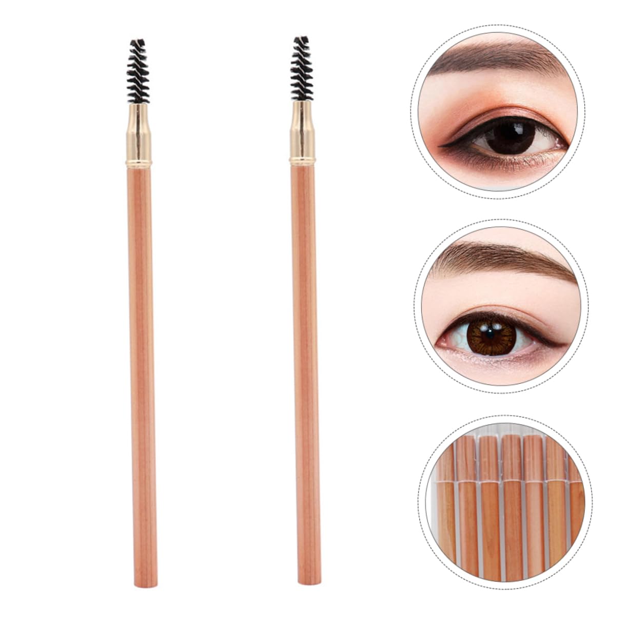 Карандаш для бровей Healvian 2 в 1 с кистью, фото №5