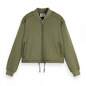 Женская кофта-бомбер Scotch & Soda Tencel Jersey synthetic.ua - Фото 1