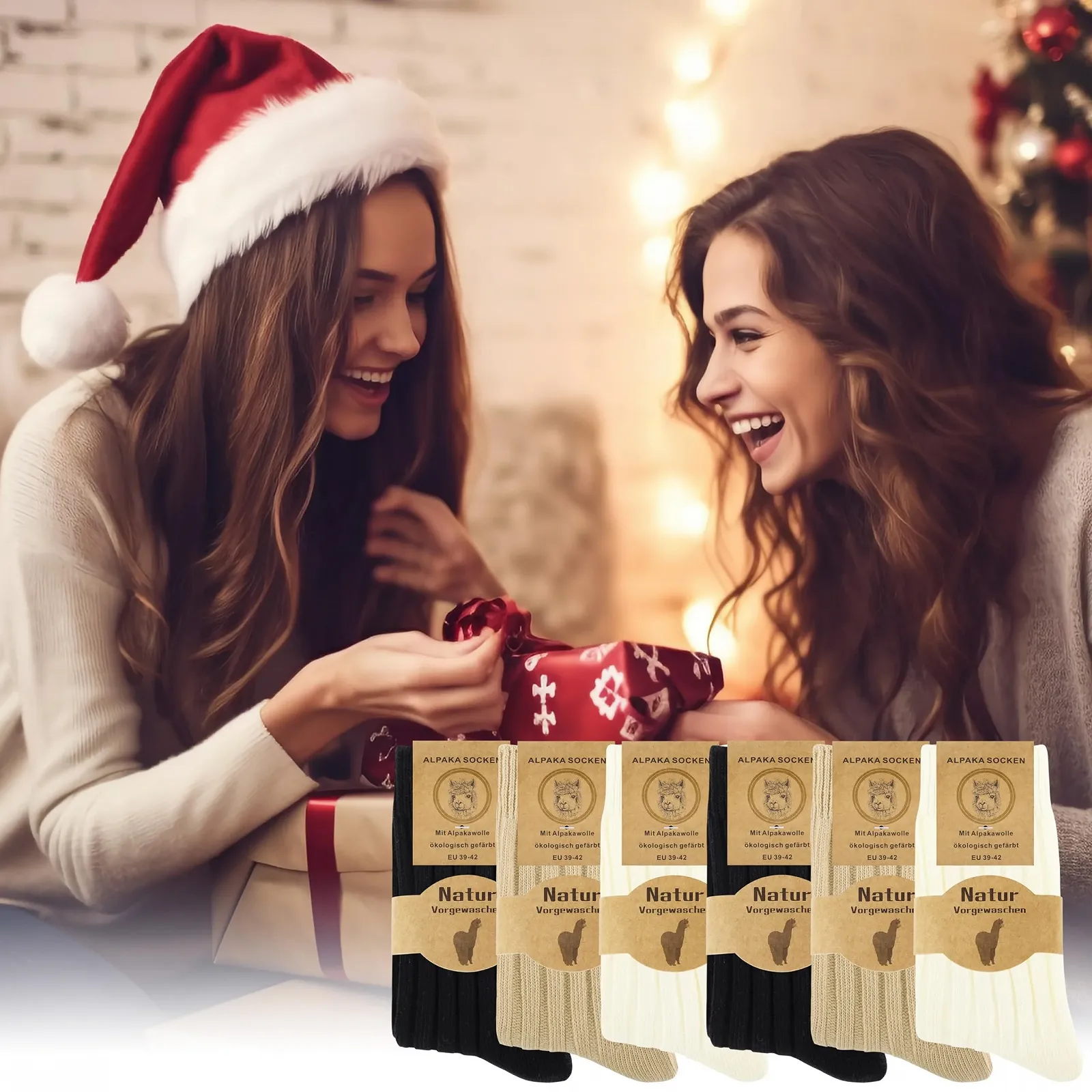 Носки Belloxis Alpaca Термоноски Женские 39-42 Шерстяные носки Теплые носки Женские Толстые носки Зимние носки Теплые носки Вязаные носки, фото №7