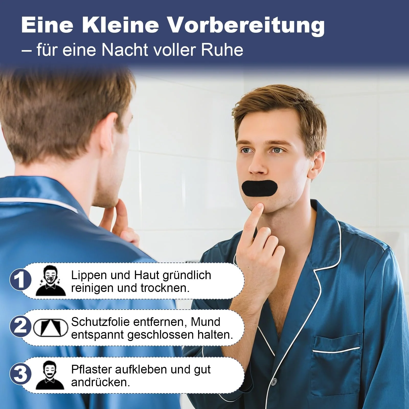 Пластыри для рта против храпа (30 штук в упаковке), фото №4