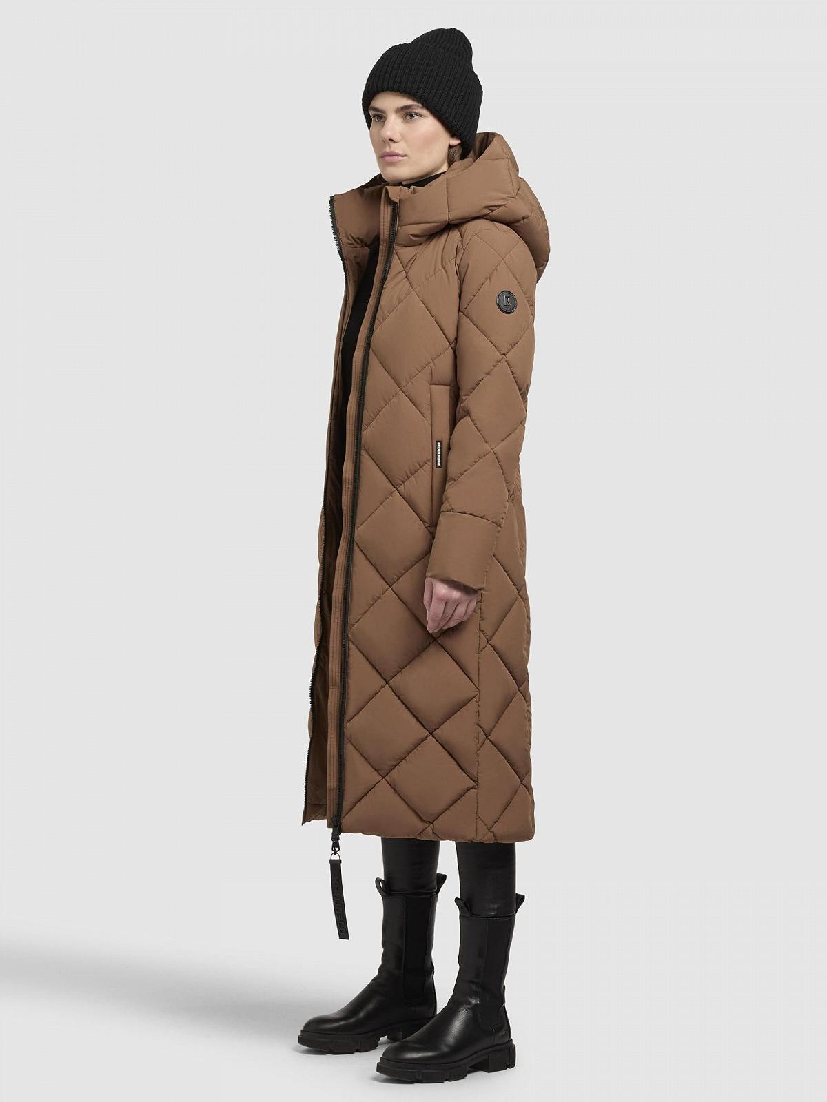 Жіноче зимове пальто khujo Elow-YM стьобане, фото №6
