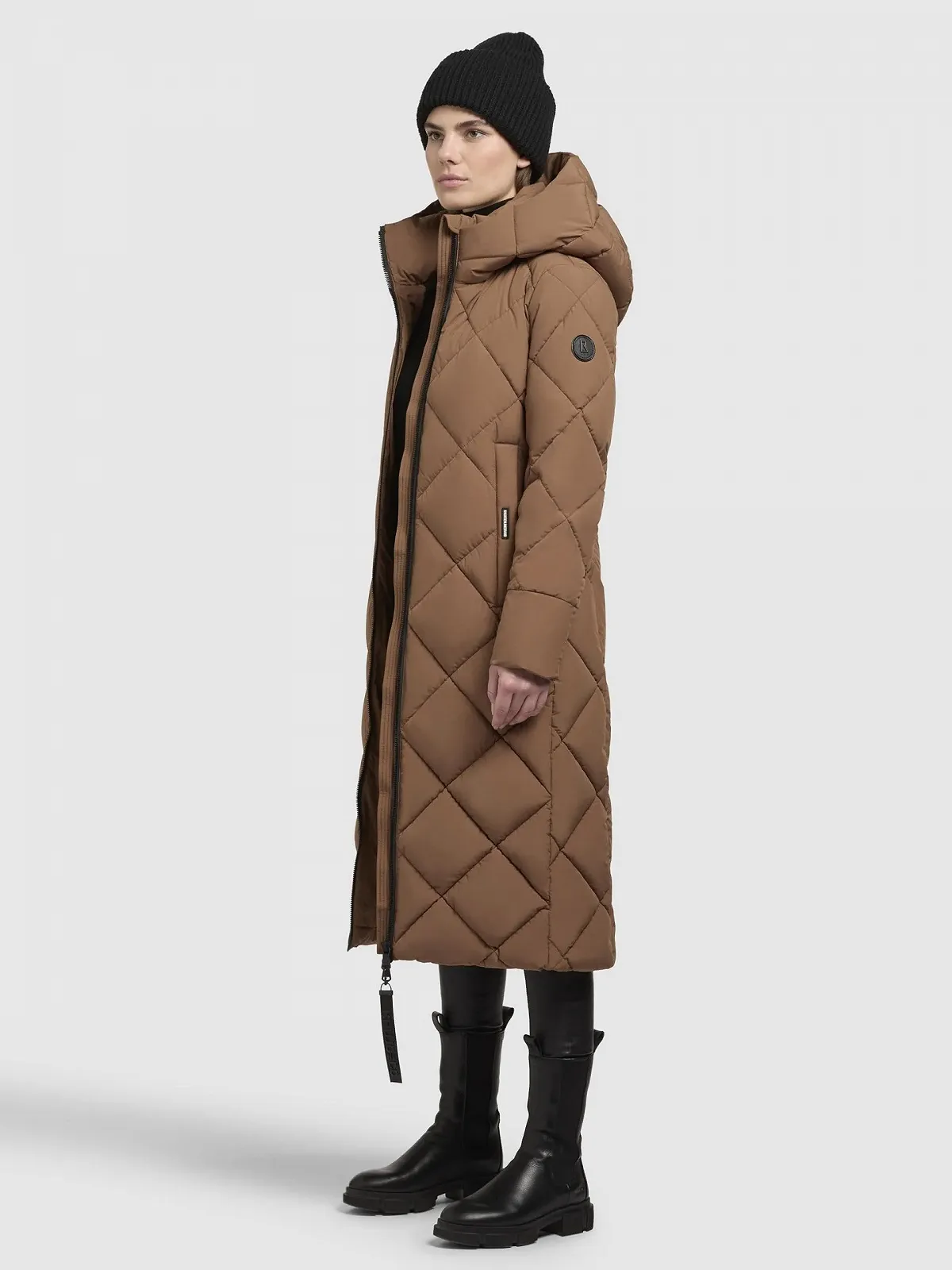 Жіноче зимове пальто khujo Elow-YM стьобане, фото №6