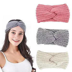 Набор детских девичьих повязок на голову 3 шт. - Фото 1