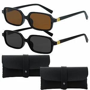 Солнцезащитные очки JASFLY Мужские поляризованные 90-х Blue/Brown - Фото 1