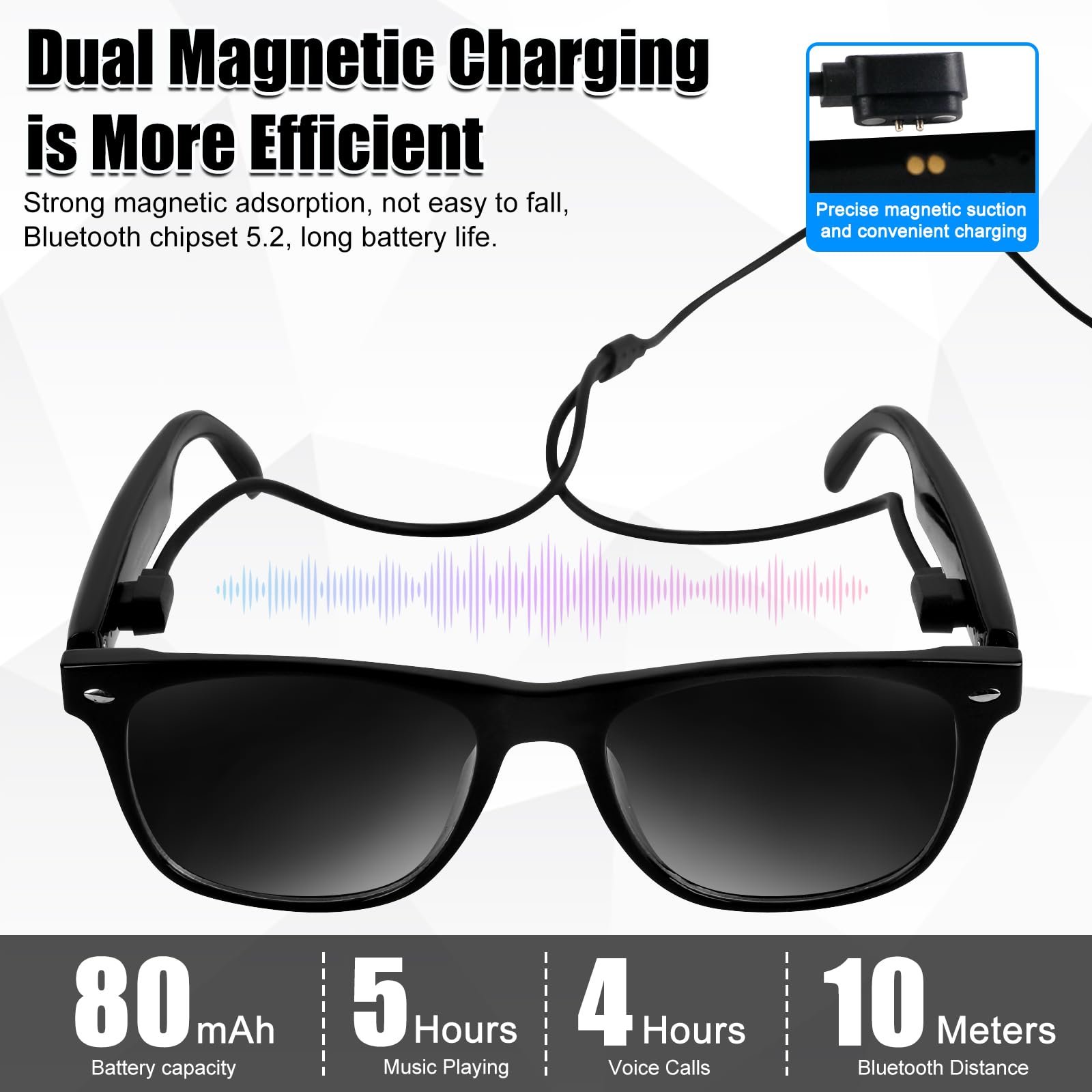 Розумні окуляри-перекладач AI, двомовний переклад у реальному часі, голосовий, фото №6 Розумні окуляри-перекладач AI, двомовний переклад у реальному часі, голосовий, фото №6