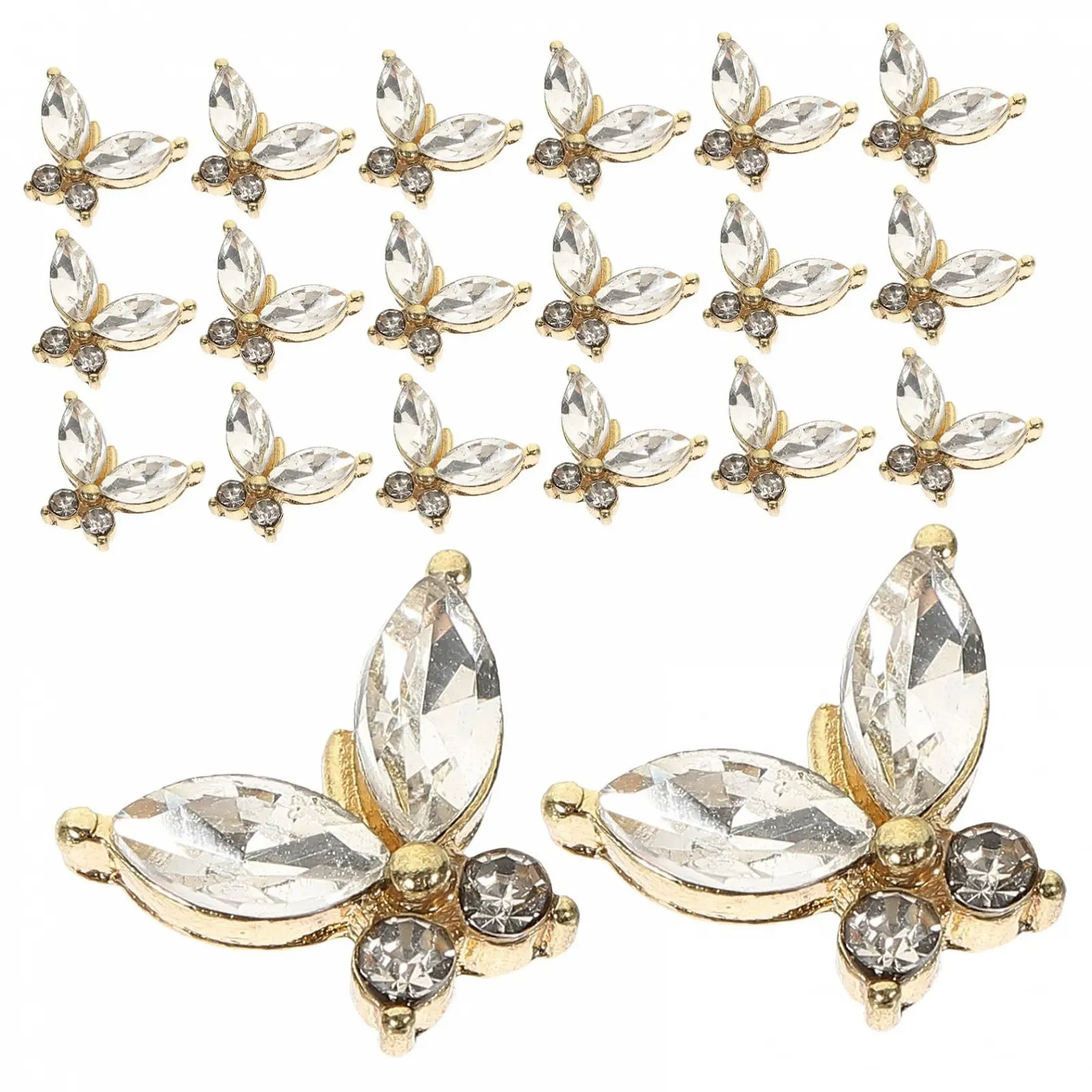 Украшения для ногтей Бабочки FRCOLOR 60 шт., фото №9