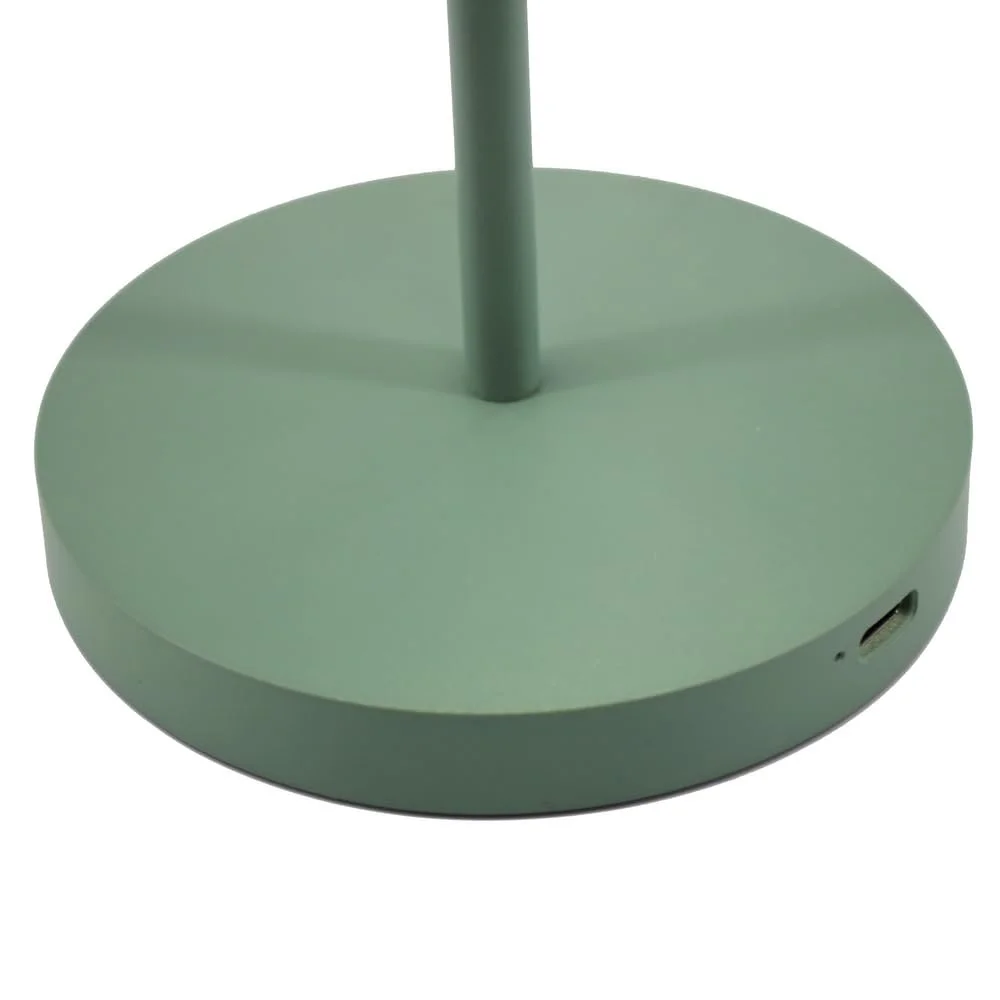 Настільна лампа Unilux Ava LED акумуляторна IP44 регульована яскравість та колірна температура зелена, фото №7