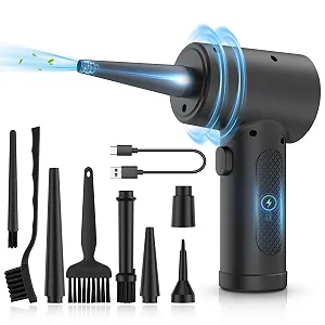 Электрический очиститель воздуха 3-скоростной 91000 RPM 7500 mAh LED synthetic.ua - Фото 1