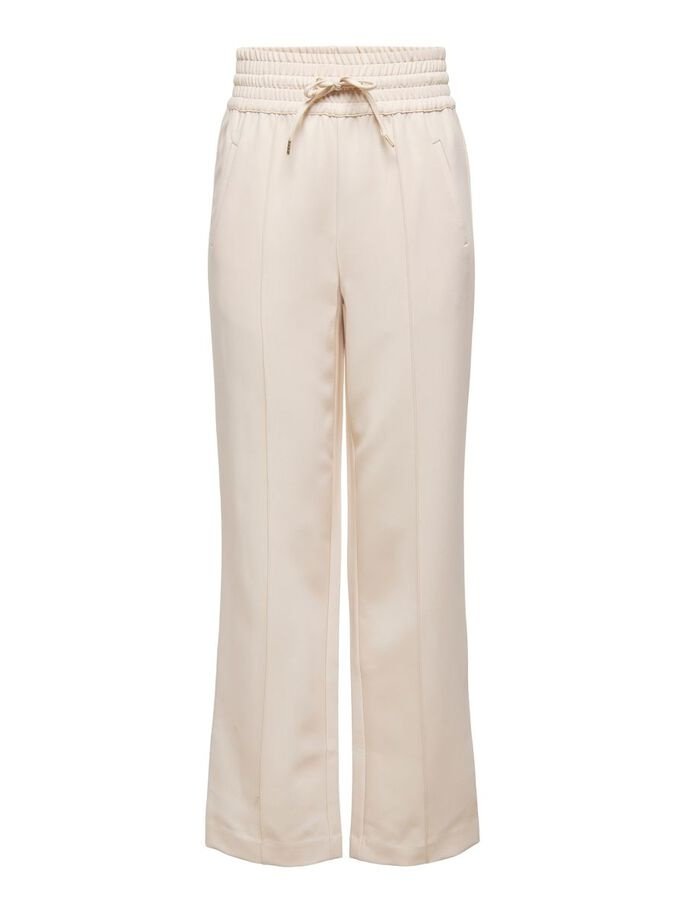 Штани ONLMARIYA X-HW STRAIGHT PULL-UP PNT 15243732-Whitecap Gray ONLY Білий S, фото №1