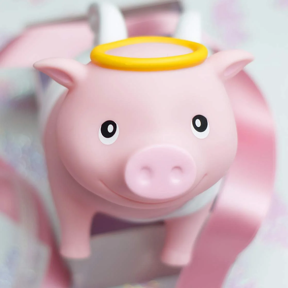 Скарбничка Lilalu Biggy Ангел-охоронець з поворотною головою пластикова, фото №9