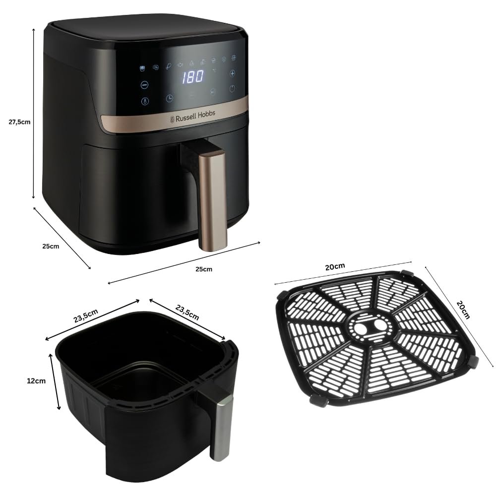 Мультипіч Russell Hobbs SatisFry 27610-56 4.3 л 1300 Вт 9 програм Чорна, фото №14 Мультипіч Russell Hobbs SatisFry 27610-56 4.3 л 1300 Вт 9 програм Чорна, фото №14