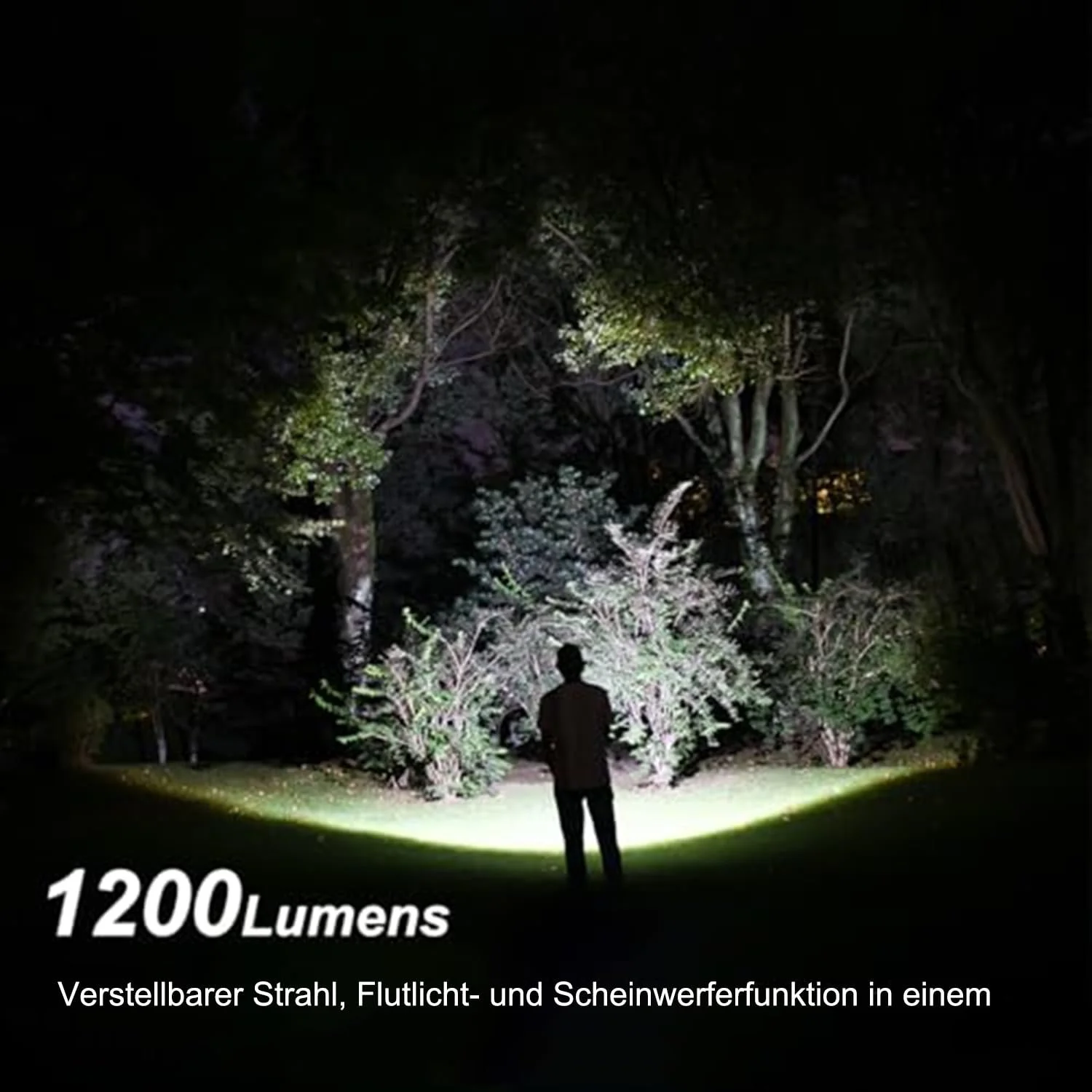 Ліхтар LED Акумуляторний, Надзвичайно Яскравий Магнітний USB C, Дифузор і Магнітний Затискач, З можливістю зміни масштабу та Водонепроникний, Акумуляторні Ліхтарі, для Кемпінгу, Виживання, Відкритого повітря, фото №2