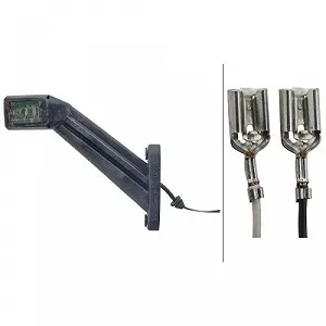 Габаритный фонарь HELLA 2XS 011 744-161 для DAF SCANIA LIEBHERR KÖGEL DOLL AGRIFAC synthetic.ua - Фото 1