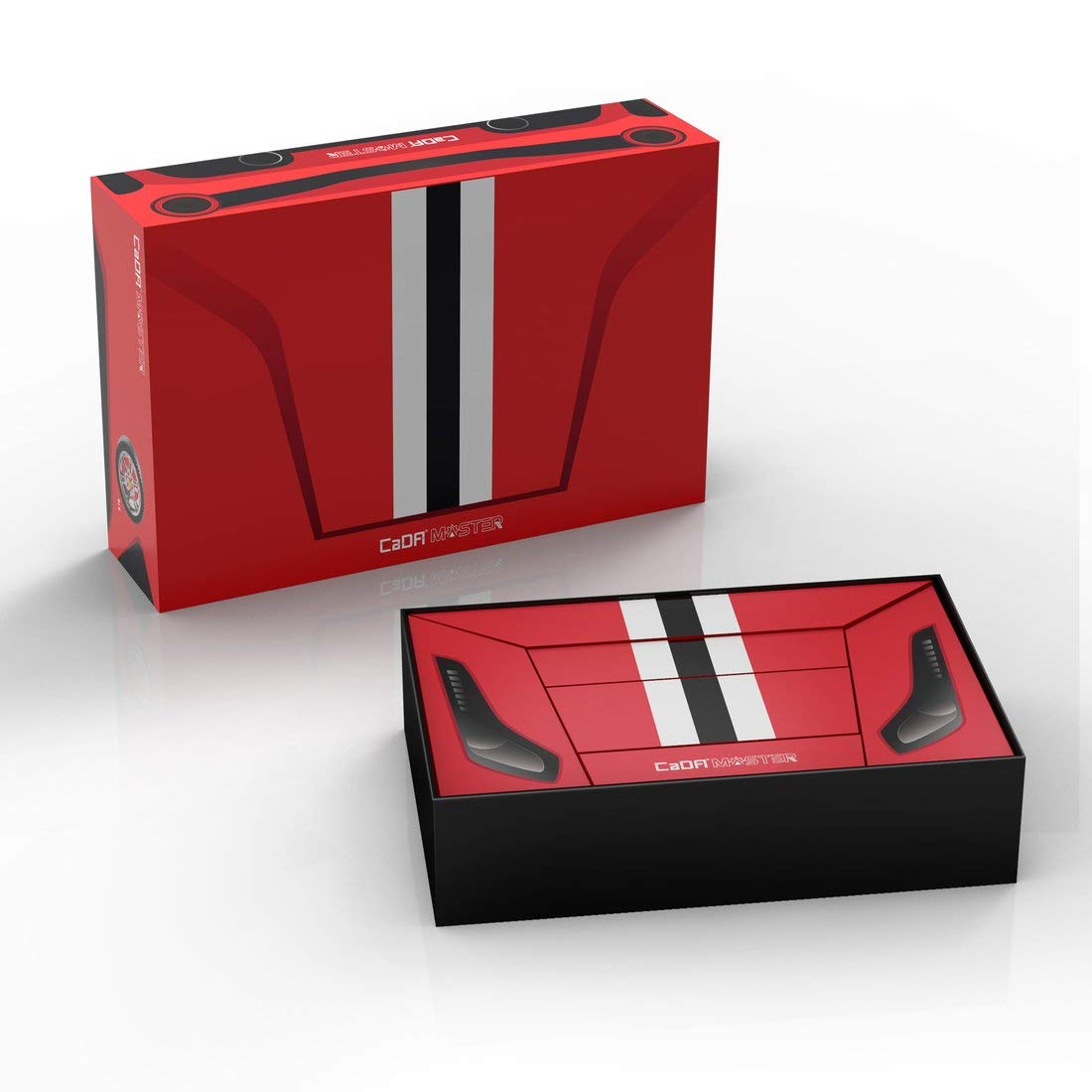 CaDA Master C61042W Італійське Суперкар 8-Циліндровий з LED-освітленням з пультом управління Червоний, фото №4