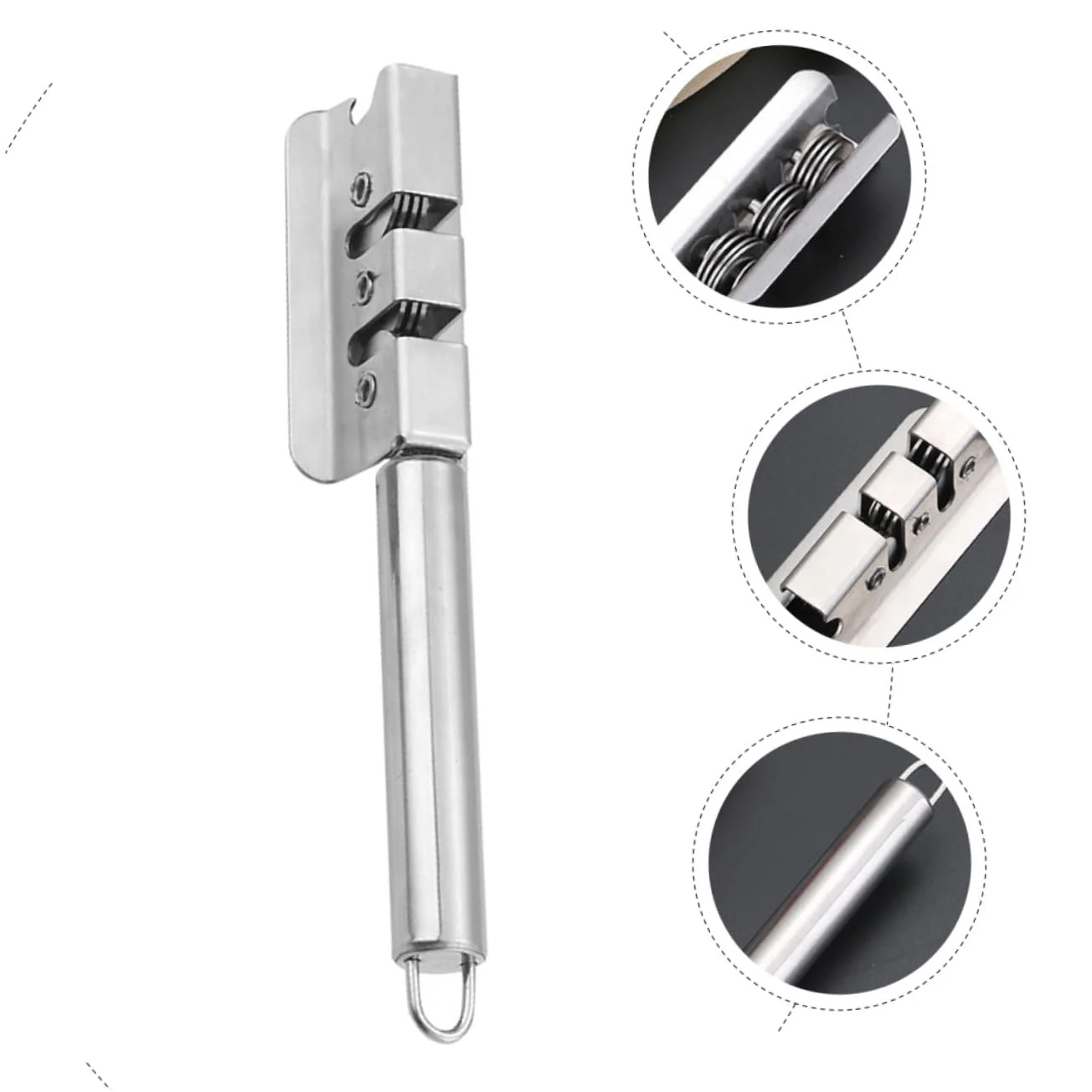 Точилка для ножів та ножиць SECFOU побутова з нержавіючої сталі ергономічна, фото №3