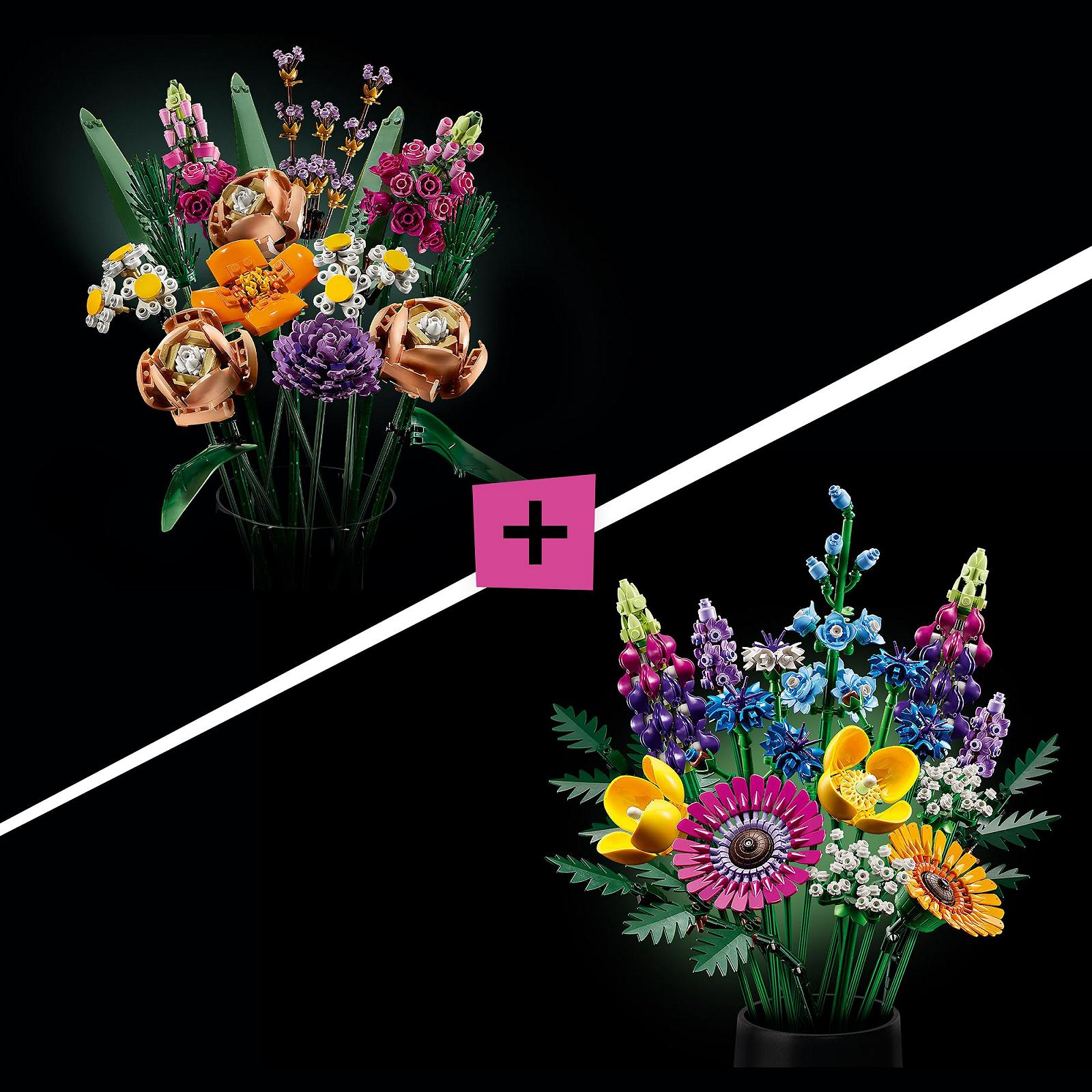 Набір Квітів Lego Icons 10280 & 10313 Букет та Букет польових квітів, фото №5