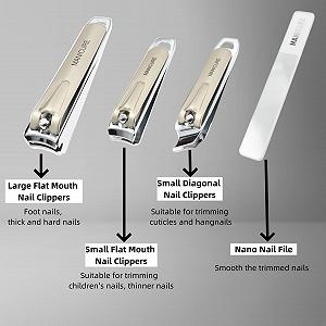 Набір для манікюру та педикюру ZHIYE 10 предметів, сріблястий ціна на synthetic.ua - Фото 1 Набір для манікюру та педикюру ZHIYE 10 предметів, сріблястий synthetic.ua - Фото 1