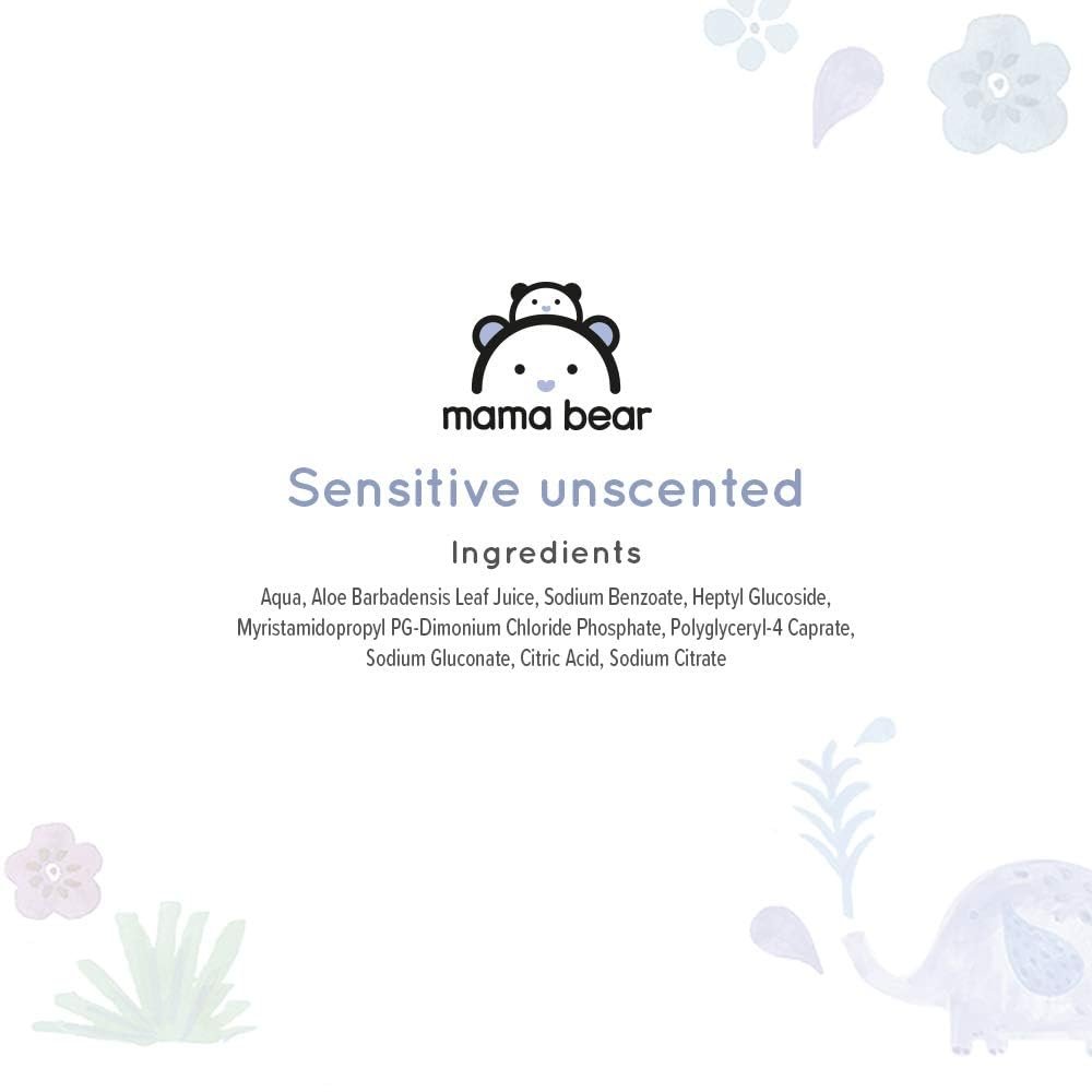 Серветки дитячі Mama Bear Sensitive, 1008 штук, фото №9
