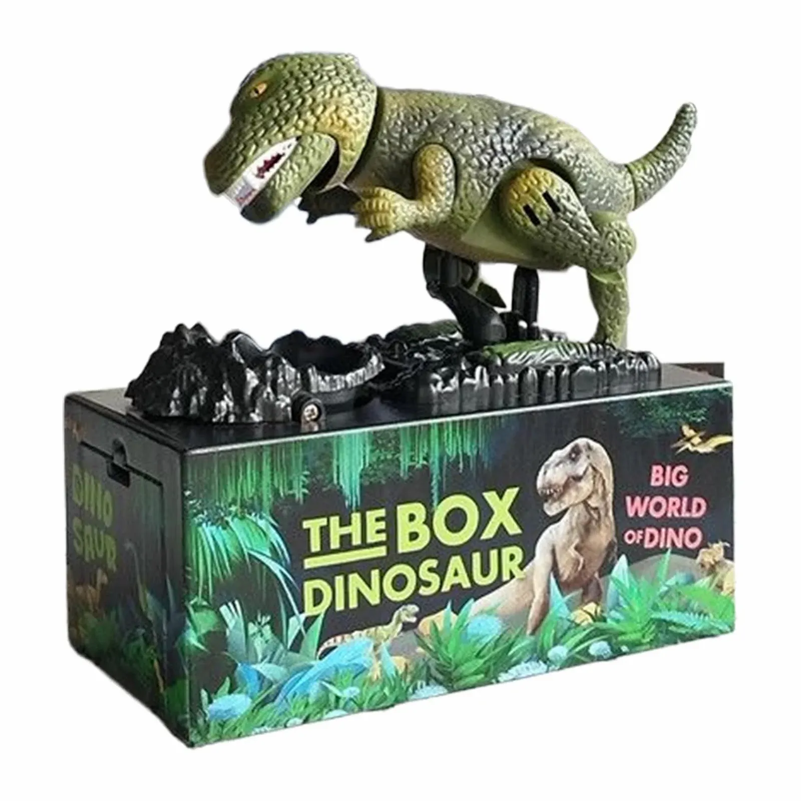 Скарбничка електронна фігурка Динозавр музична, фото №6