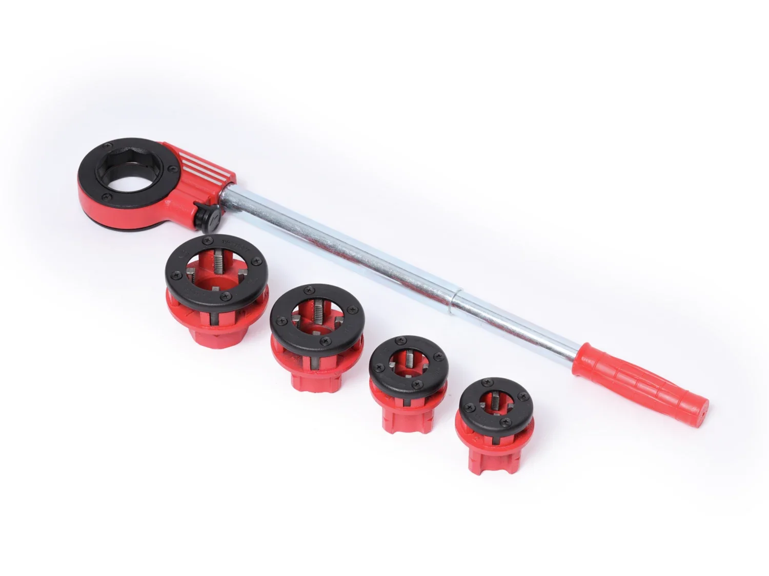 Набір плашок для нарізання різьби труб Rothenberger Industrial Super Cut Червоний, фото №3