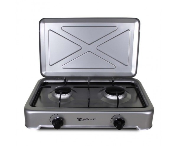 Настільна плита Yucel O-200-LPG-silver, фото №1