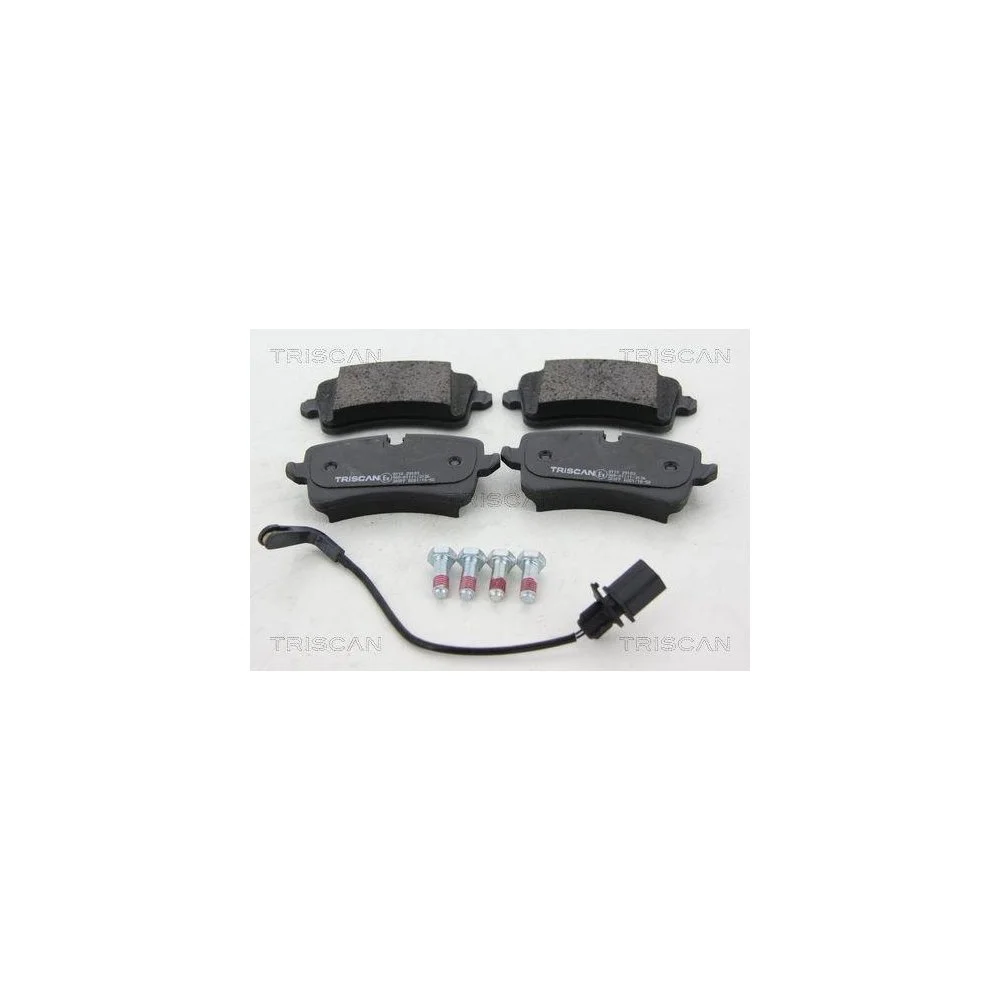 Комплект тормозных колодок TRISCAN 8110 50034 дисковые тормоза для MAZDA задняя ось, фото №1