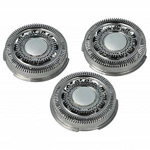 Сменные головки для электробритвы vhbw 3 шт. для Philips S9911 S9988 S9xxxx серебристые - Фото 1