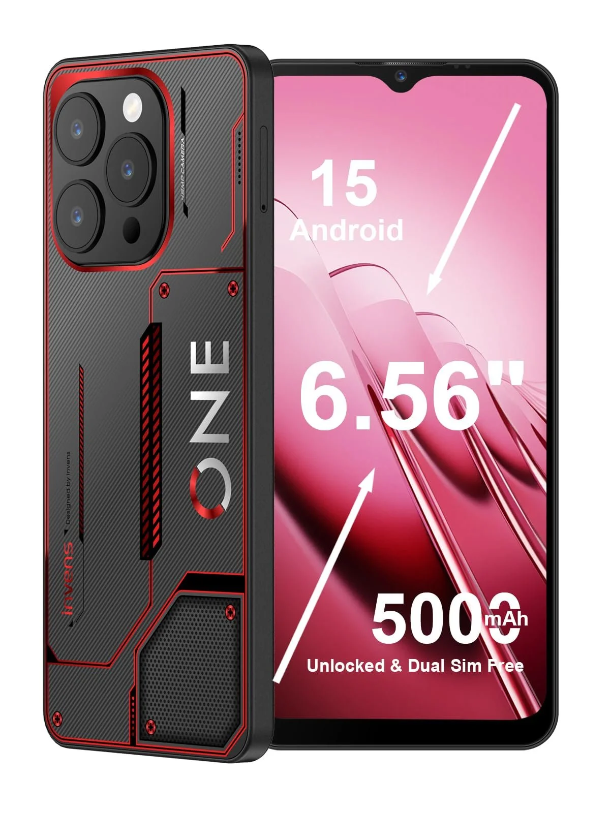 Смартфон invens Note 12P 16GB RAM 128GB ROM 6.56" HD+ 48Мп+8Мп 5000 мАч Android 15 Dual SIM 5GHz WiFi, фото №1 Смартфон invens Note 12P 16GB RAM 128GB ROM 6.56" HD+ 48Мп+8Мп 5000 мАч Android 15 Dual SIM 5GHz WiFi, фото №1