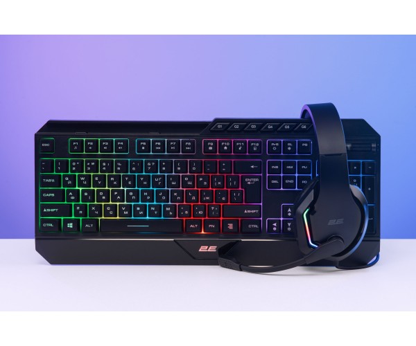 2E Gaming Гарнітура HG315 RGB USB 7.1 Black, фото №6
