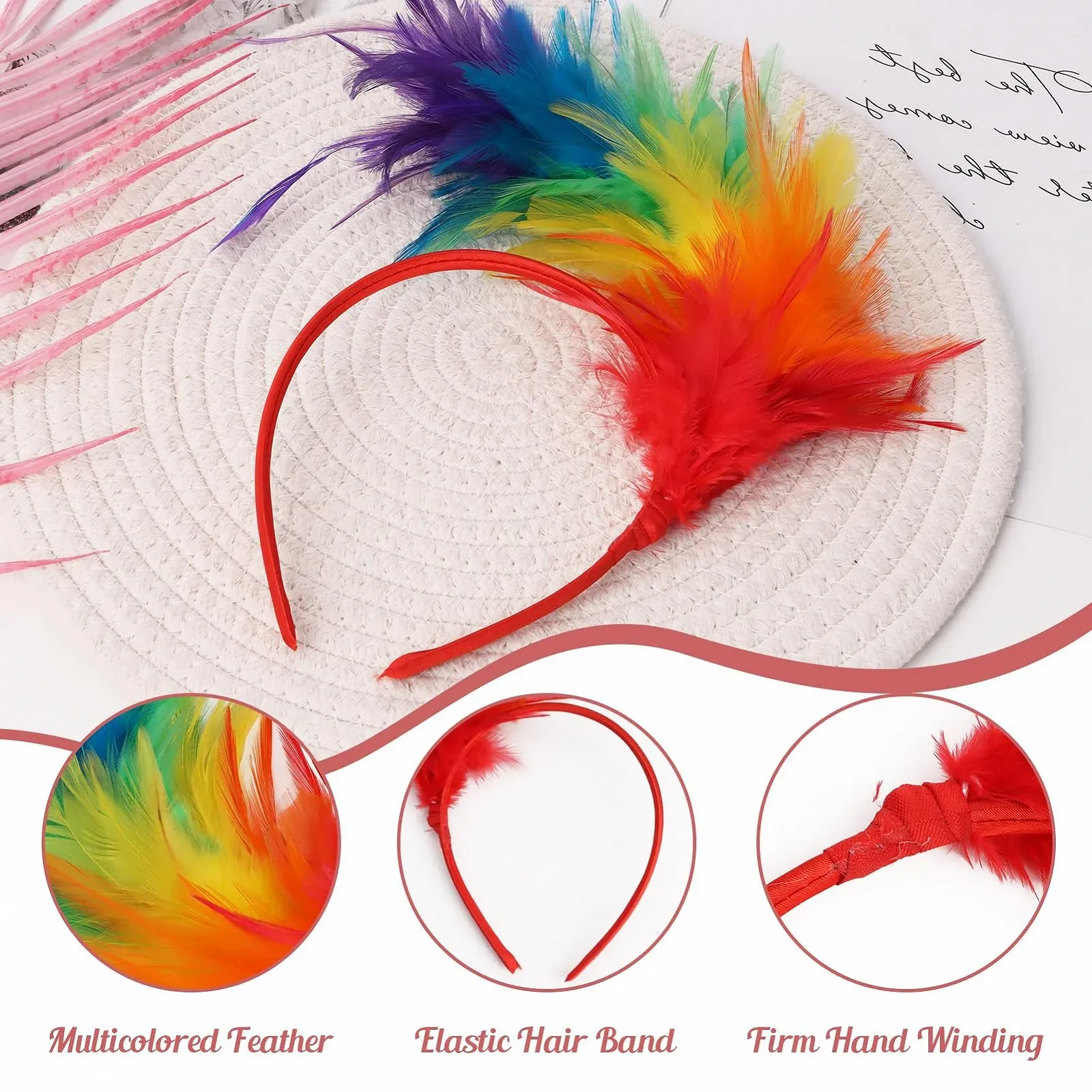 Обруч-федор Элегантный Разноцветный, фото №3