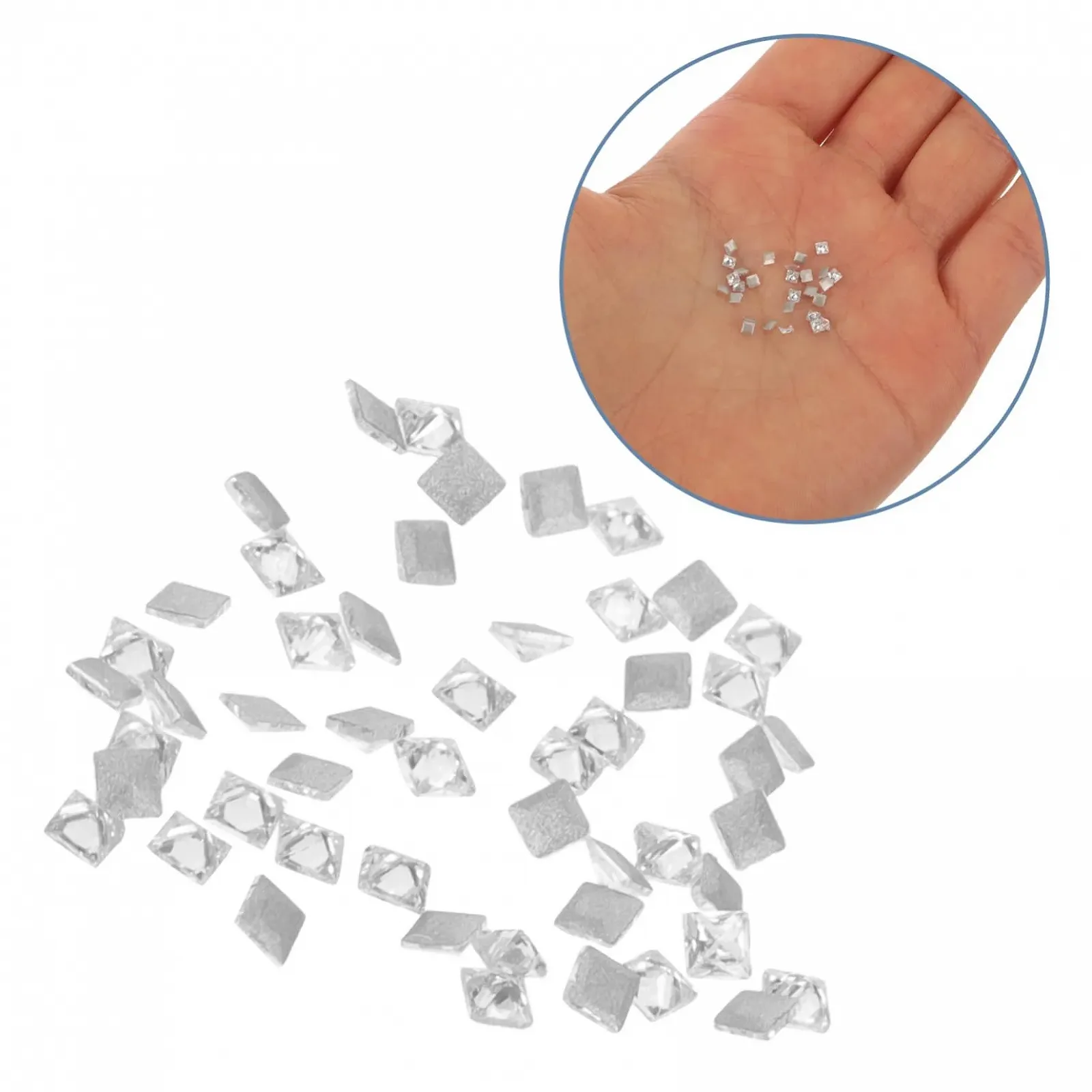 Украшение для ногтей FOMIYES Набор 50 шт. Циркониевые драгоценные камни для акриловых ногтей, фото №9