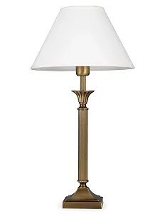 Настільна лампа 403776/5 в стилі модерн, антична латунь, 1xE14 Білий - Фото 1