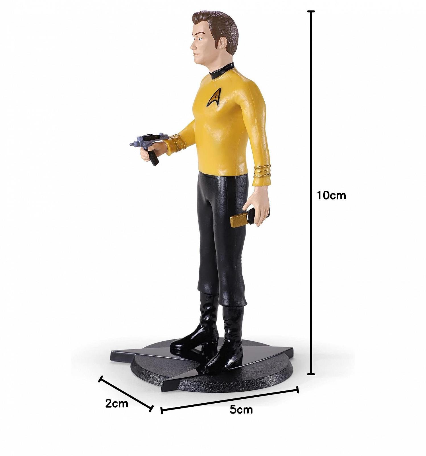 Фігурка гнучка Star Trek: The Original Series Captain Kirk Noble Toys 19 см, фото №9