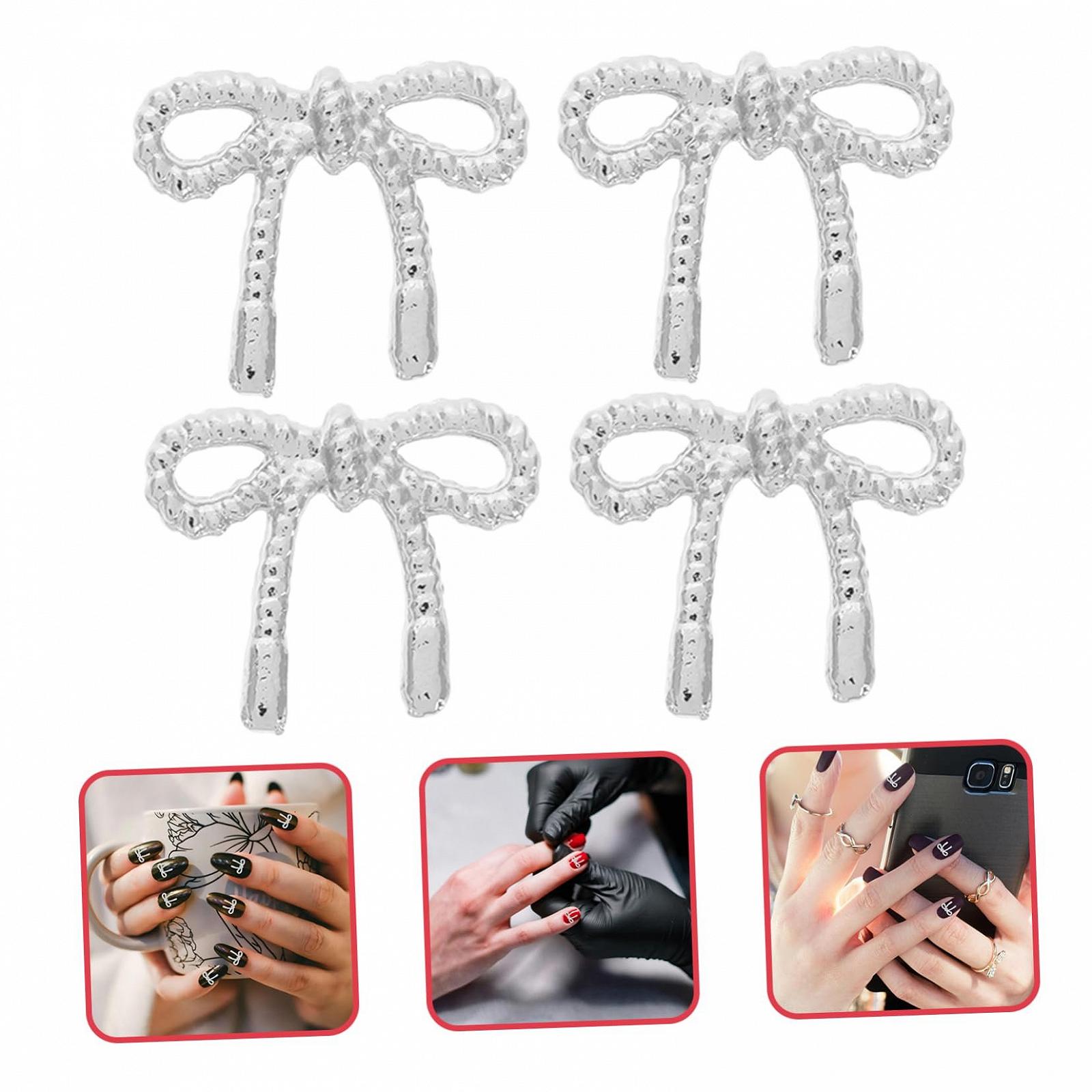 Прикраси для манікюру FRCOLOR 30 шт Сріблясті, фото №7 Прикраси для манікюру FRCOLOR 30 шт Сріблясті, фото №7