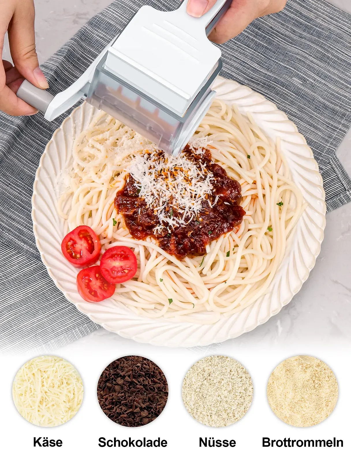 Терка GDL для пармезану, компактна кухонна, фото №2