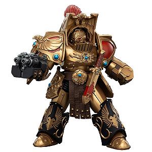 Фигурка Экшн Joytoy Warhammer The Horus Heresy 1/18 Legio Custodes Aquilon Terminator Squad Aquilon с Lastrum Storm Bolter JT00744 - Фото 1