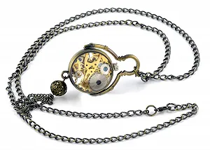 Механические карманные часы с ручным заводом Infinity U Fashion Retro с кулоном-шариком, цепочкой-скелетоном, ожерельем-свитером, бронзовые, антикварные цена на synthetic.ua - Фото 1 Механические карманные часы с ручным заводом Infinity U Fashion Retro с кулоном-шариком, цепочкой-скелетоном, ожерельем-свитером, бронзовые, антикварные synthetic.ua - Фото 1