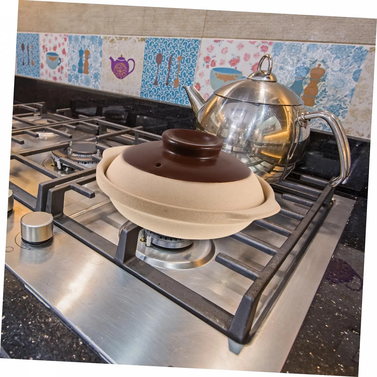 Форма для запекания VALICLUD Керамическая с плоским дном для супа и ребрышек, фото №3