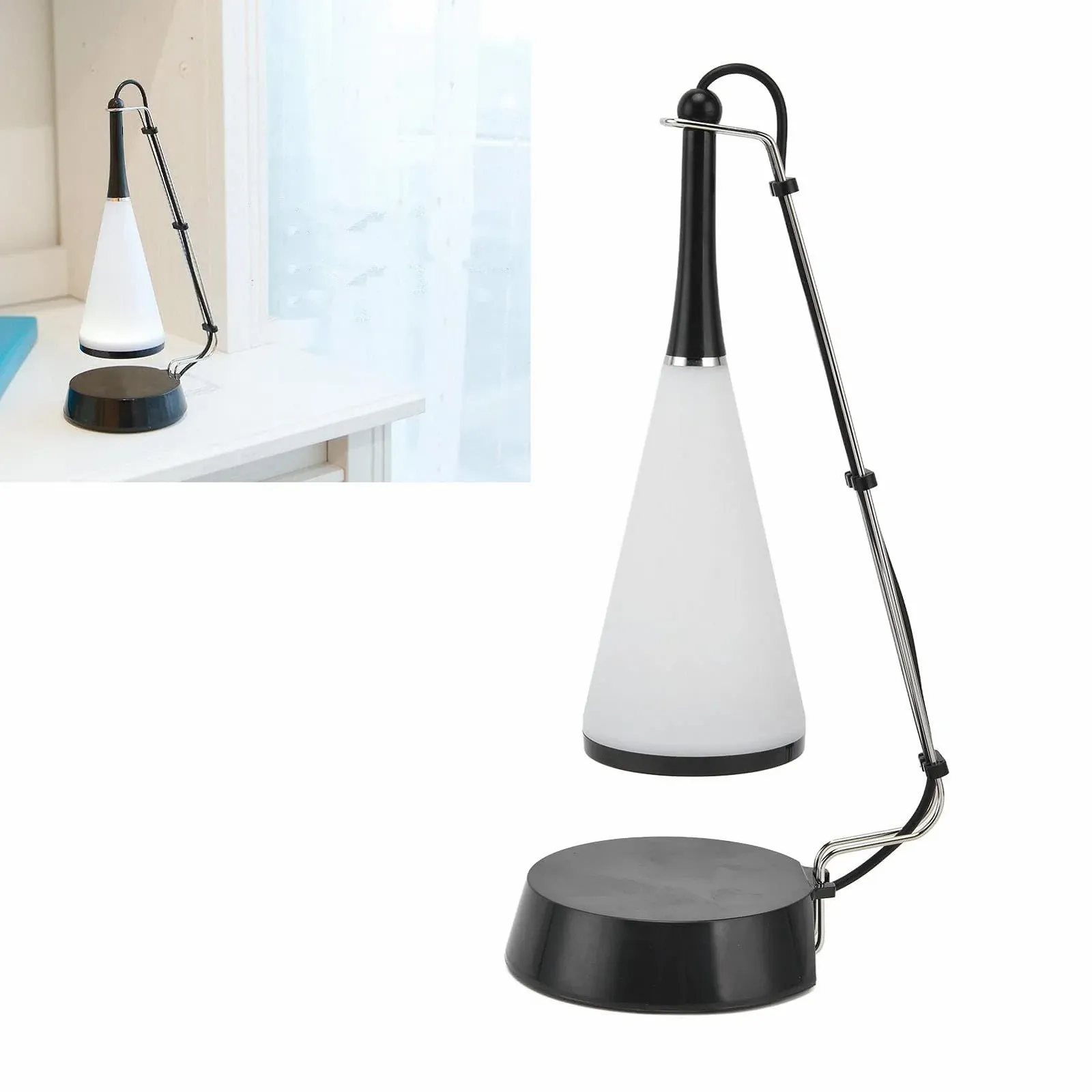 Настільна лампа Topyond Speaker Сенсорна Bluetooth LED Димерна USB Акумуляторна, фото №5