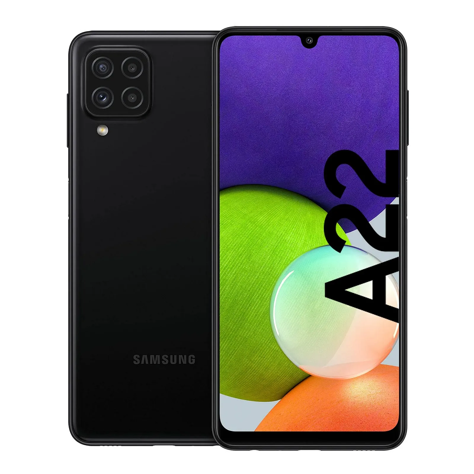 Смартфон Samsung Galaxy A22 6.4 дюйма, 128 GB, Android, Black, фото №1 Смартфон Samsung Galaxy A22 6.4 дюйма, 128 GB, Android, Black, фото №1