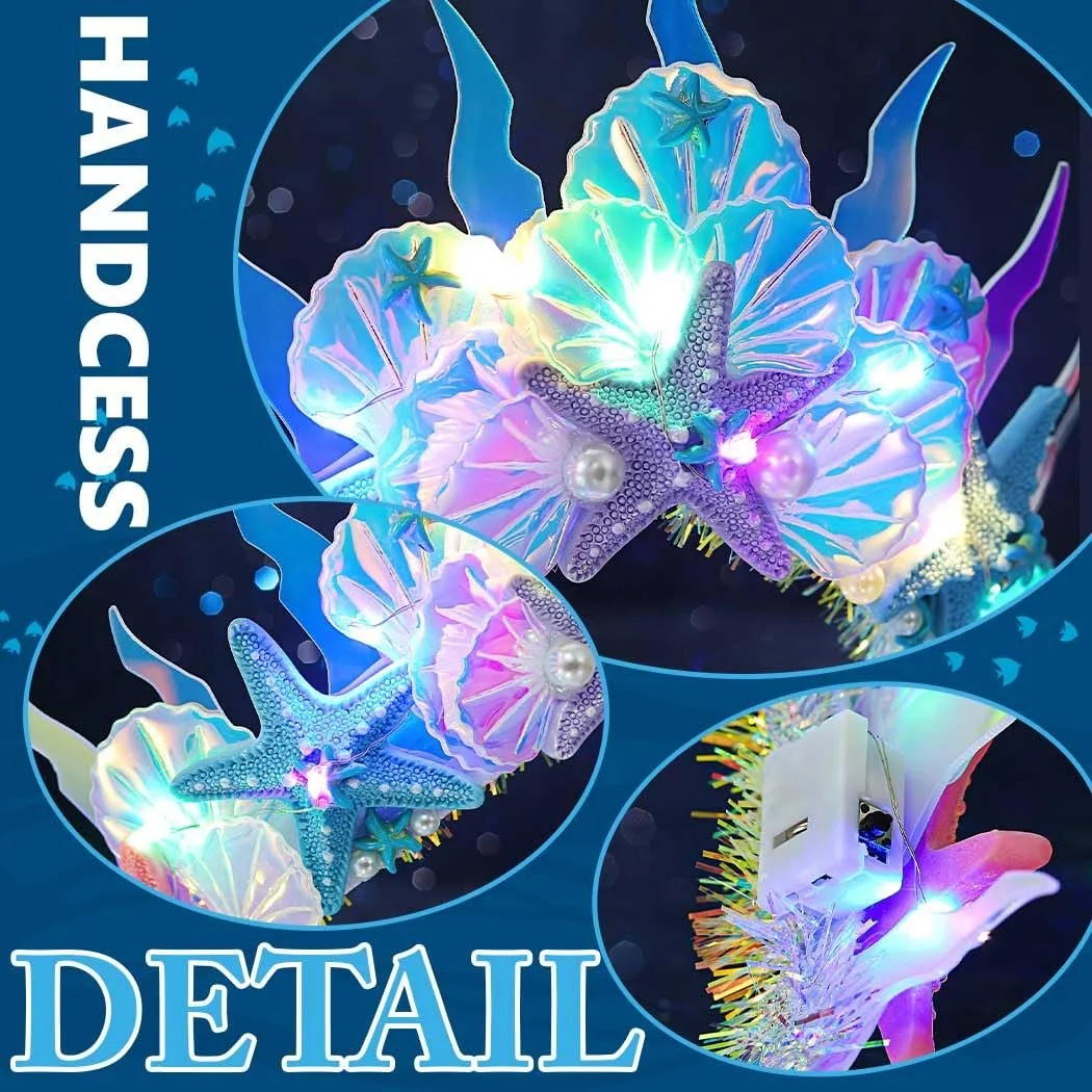 Светящийся обруч Русалка LED, фото №4 Светящийся обруч Русалка LED, фото №4