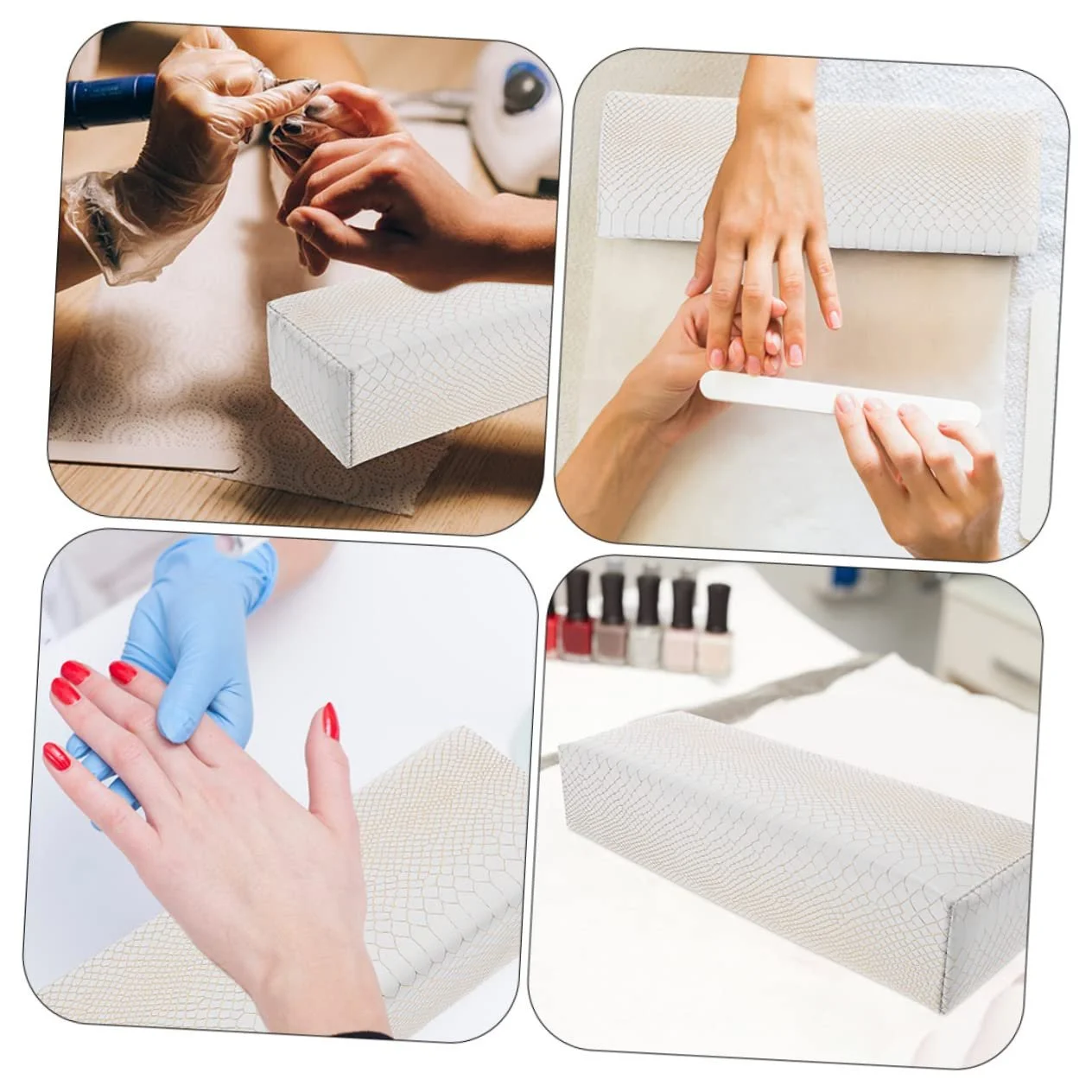 Подушка для рук для маникюра Ipetboom Komfortables Nagelkunst PU, нескользящая, фото №8