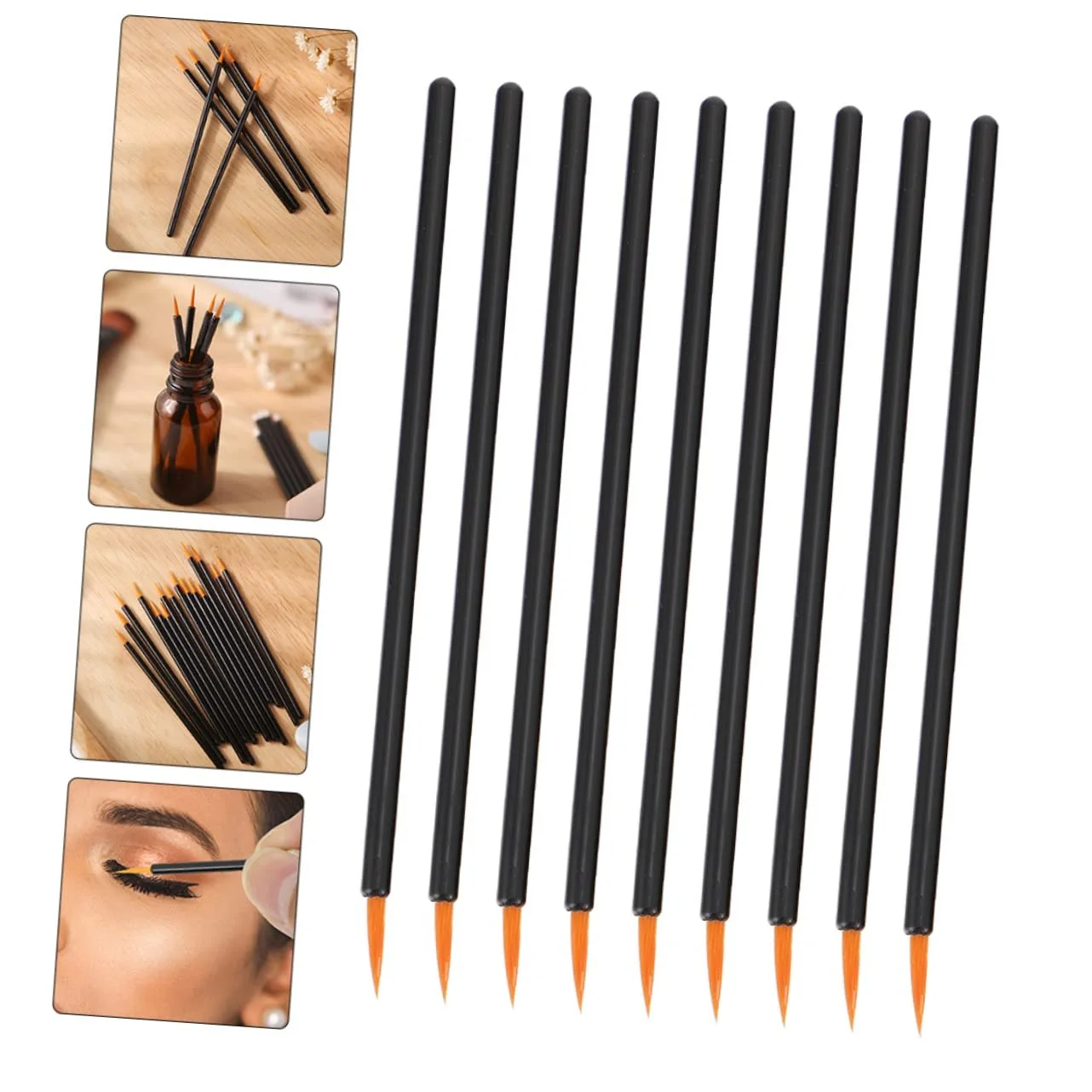 Пензлі Housoutil для підводки очей, 300 штук, одноразовий, фото №4