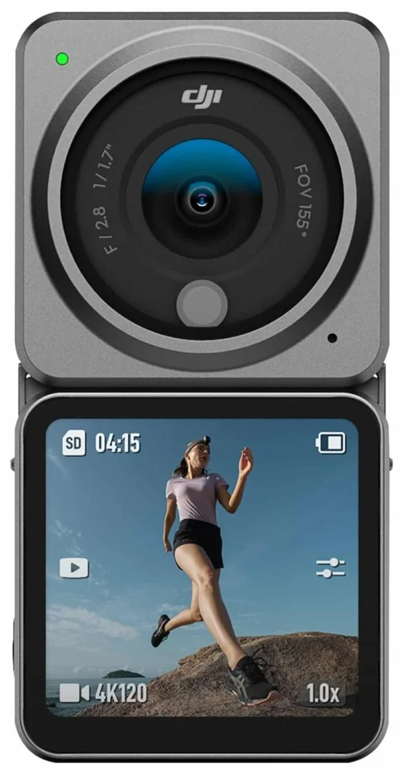 Екшн-камера DJI Action 2 Dual Screen Combo (32GB) / 12Мп / 4K / 120fps / Wi-Fi / Bluetooth / Вологозахищена / Сіра, фото №2 Екшн-камера DJI Action 2 Dual Screen Combo (32GB) / 12Мп / 4K / 120fps / Wi-Fi / Bluetooth / Вологозахищена / Сіра, фото №2