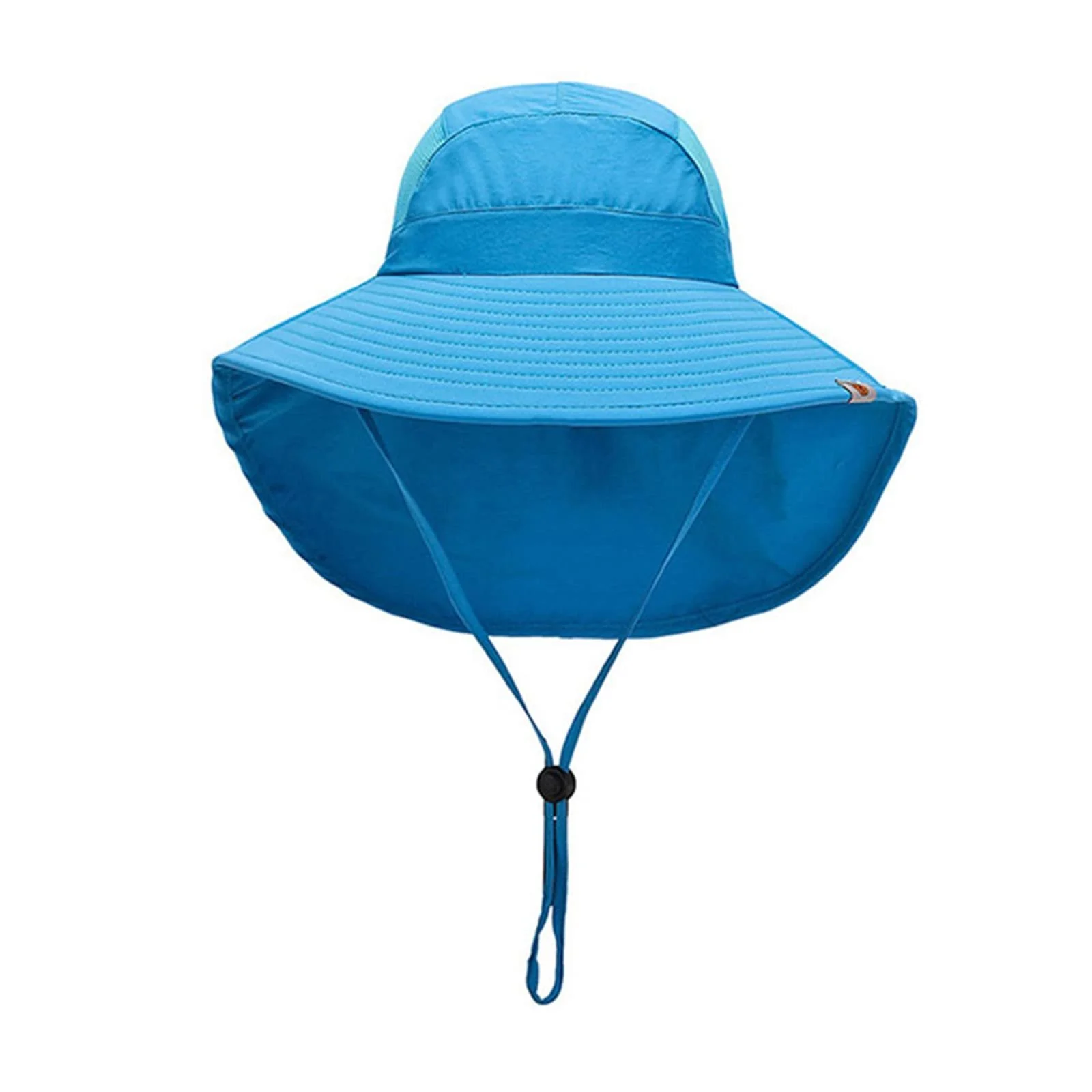 Сонцезахисна кепка Glücksvogel з захистом шиї бавовняна UPF 50 складана дитяча, фото №2